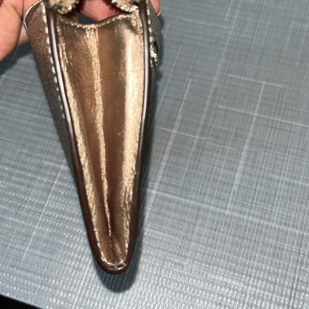 COACH gold wristlet - Picture 9 of 12